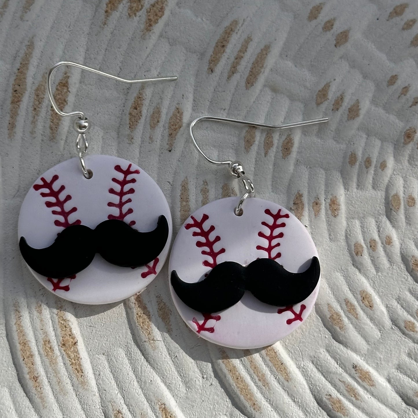 “Play Ball” Mr Red Legs Inspired Dangle Earrings