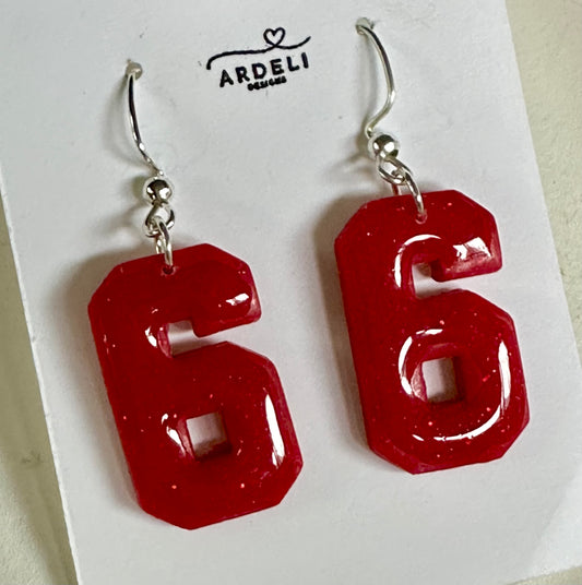 “Play Ball” Fan of 6 Jonathan India Inspired Dangle Earrings