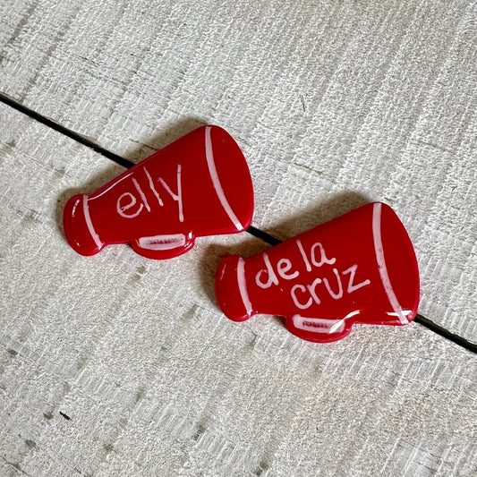 “Play Ball” Elly De La Cruz Megaphone Stud Earrings